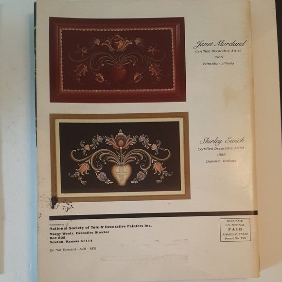 5 Decorative Painter Magazines 1987 National Tole Society - Picture 6 of 12